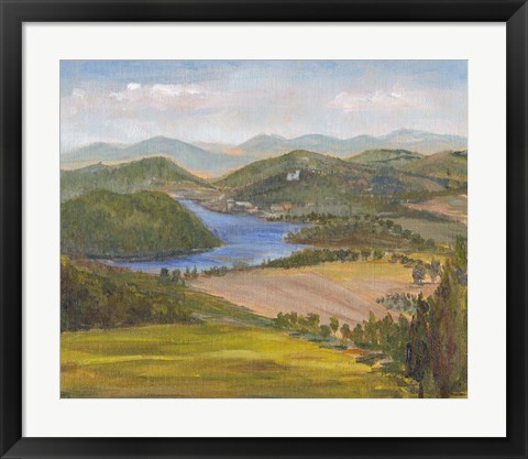 Framed Nostalgic Tuscany III Print