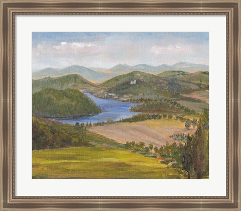 Framed Nostalgic Tuscany III Print