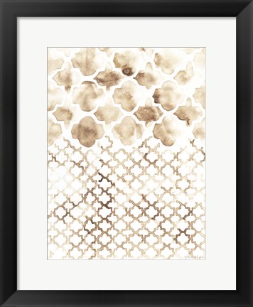 Framed Sepia Madras II Print