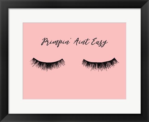 Framed Lash Chat I Print