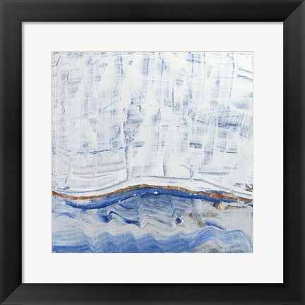 Framed Blue Highlands III Print