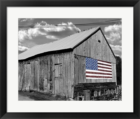 Framed Flags of Our Farmers IV Print