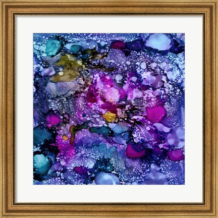 Framed Purple Outburst II Print