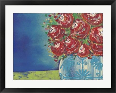 Framed Fearless Floral II Print