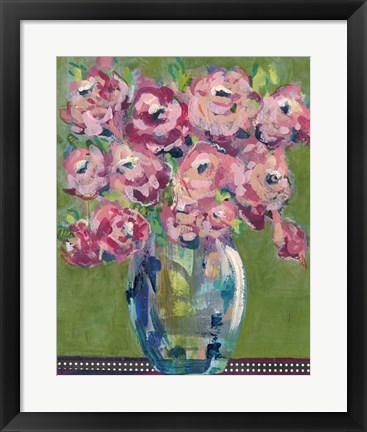 Framed Feisty Floral III Print