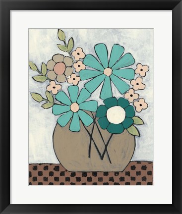 Framed Mid Summer Bouquet II Print