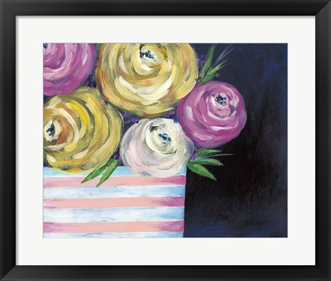 Framed Cotton Candy Floral II Print