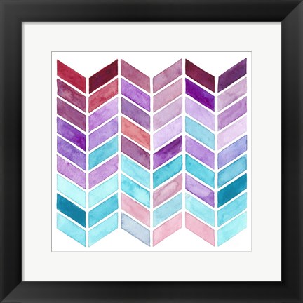 Framed Geometric Trance I Print