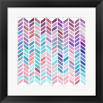 Framed Geometric Trance II Print