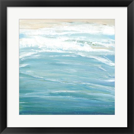 Framed Sea Breeze Coast II Print