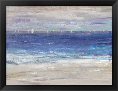 Framed Distant Regatta I Print