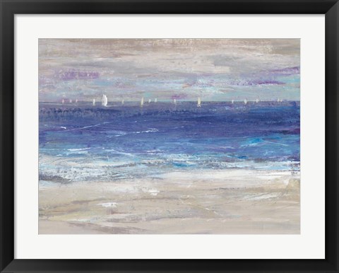 Framed Distant Regatta I Print