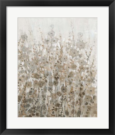 Framed Early Fall Flowers II Print