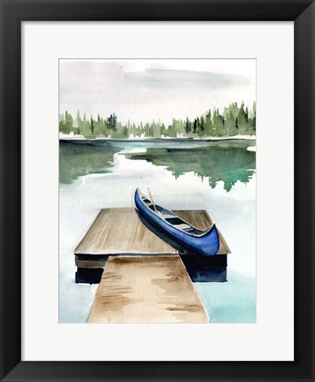 Framed Lake Views I Print