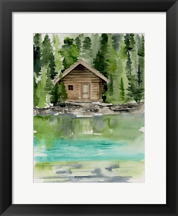 Framed Lake Views II Print