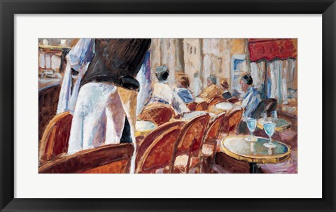 Framed Cafe Terrace Print