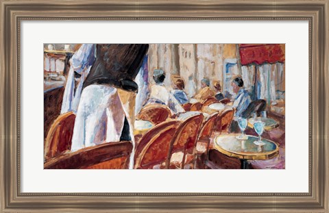 Framed Cafe Terrace Print