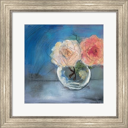 Framed Roses I Print