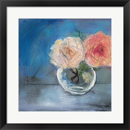 Framed Roses I Print