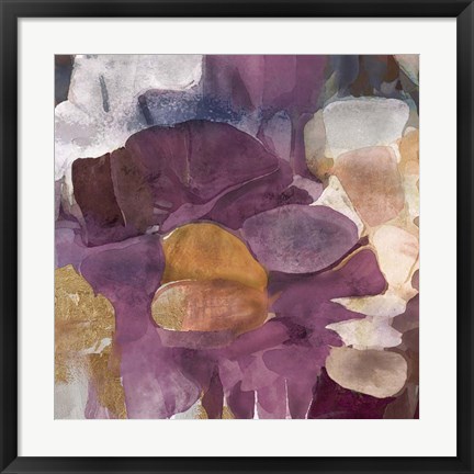 Framed Purple Mix 2 Print