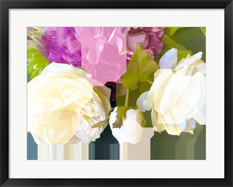 Framed Urban Flowers 18 Print