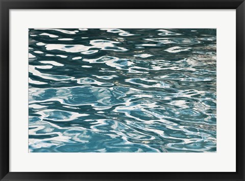 Framed Water Surface-19 Print