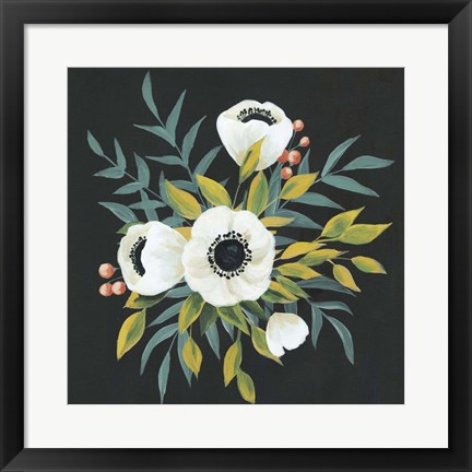 Framed Anemone Posy II Print