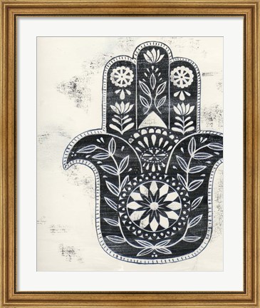 Framed Day Hamsa II Print