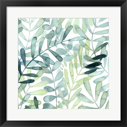 Framed Gossamer Palms II Print