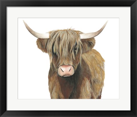 Framed Highland Cattle II Print