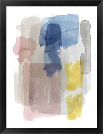 Framed Puddle Pastel II Print
