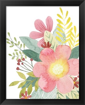 Framed Colossal Florals II Print