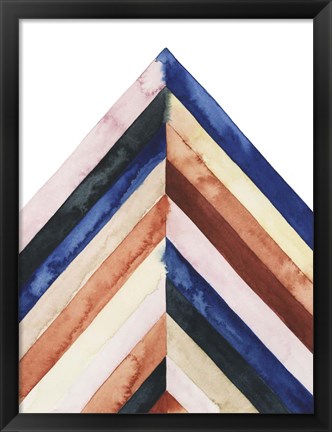 Framed Desert Layers II Print