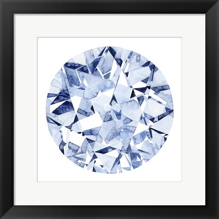 Framed Diamond Drops II Print