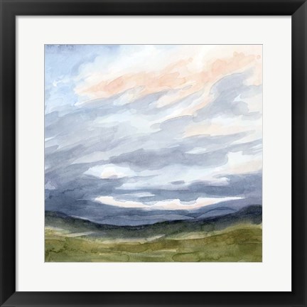 Framed Windswept Horizon I Print
