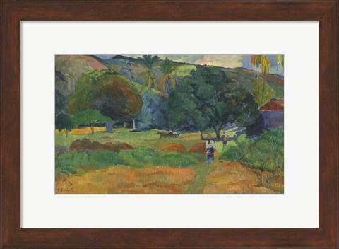 Framed Le Vallon, 1892 Print