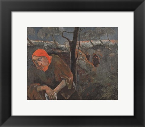 Framed Agony in the Garden, 1889 Print