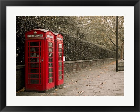 Framed London Scene I Print