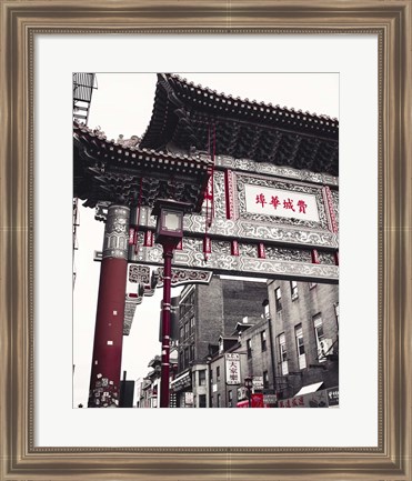 Framed Chinatown Reds II Print