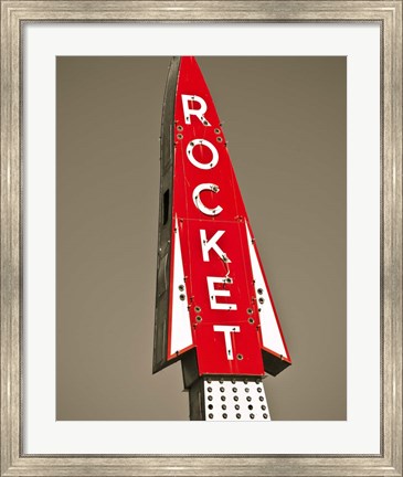 Framed Cafe Rock III Print