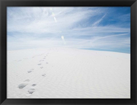 Framed White Dunes I Print