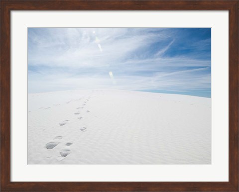 Framed White Dunes I Print