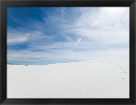 Framed White Dunes II Print