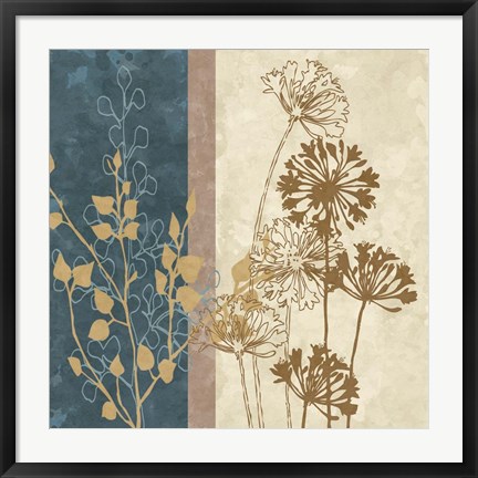 Framed Dandelion Family I Print