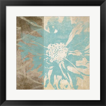 Framed Flower Flake I Print