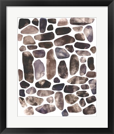 Framed Stepping Stones II Print