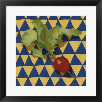 Framed Geo Veggies II Print