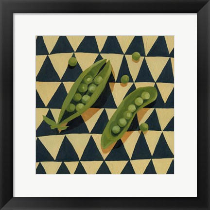 Framed Geo Veggies IV Print