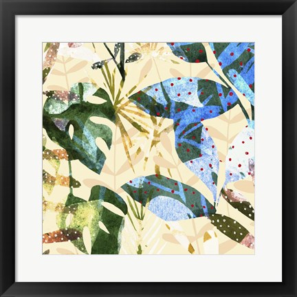 Framed Technicolor Jungle III Print