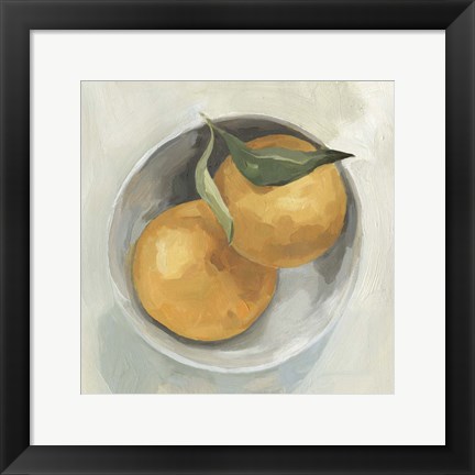 Framed Fruit Bowl II Print